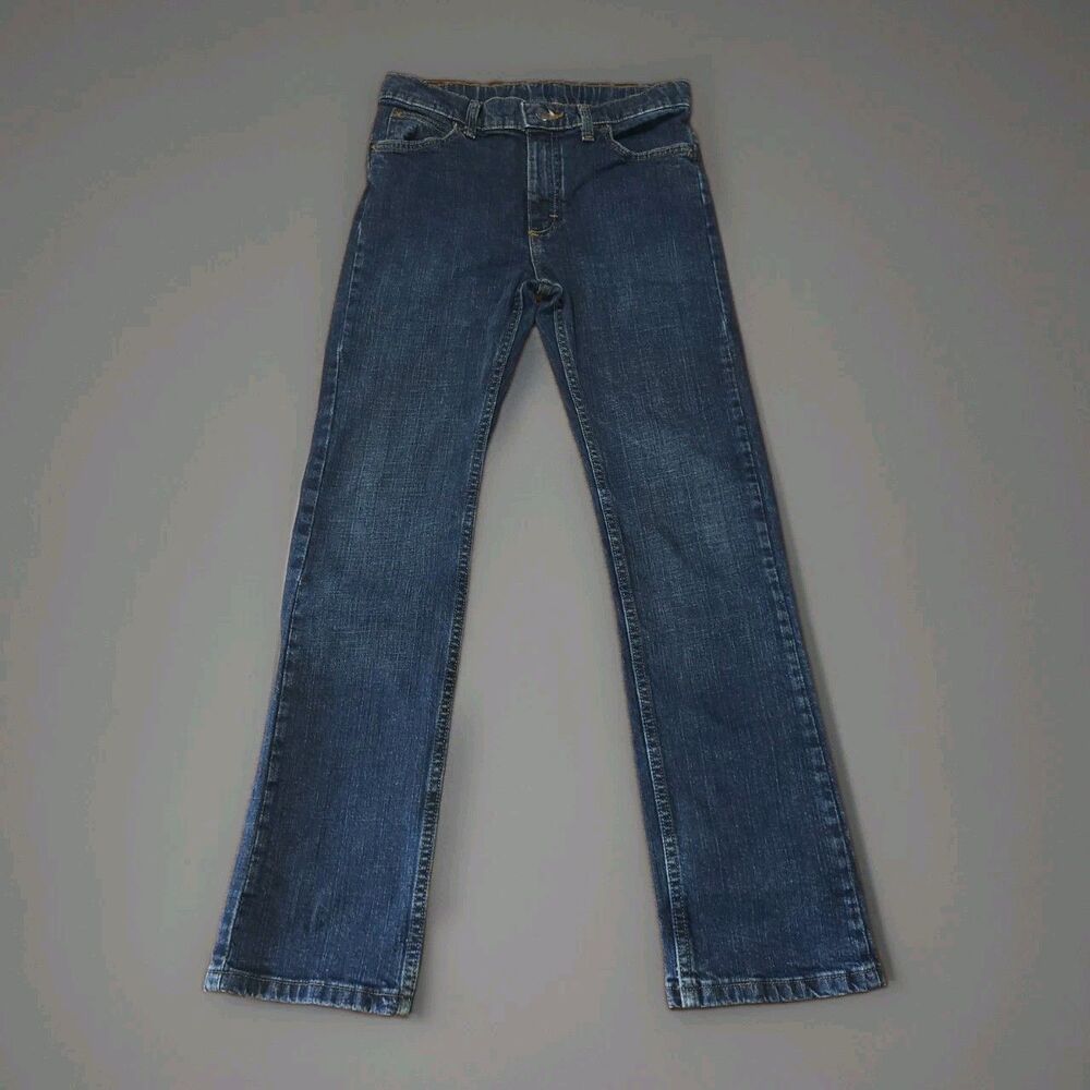 Wrangler Boys Premium Straight Fit Jeans Size 14 Regular